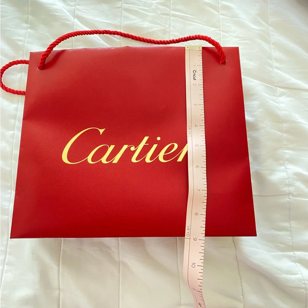 Cartier Red & Gold Collectible Gift Bag - Picture 5 of 6